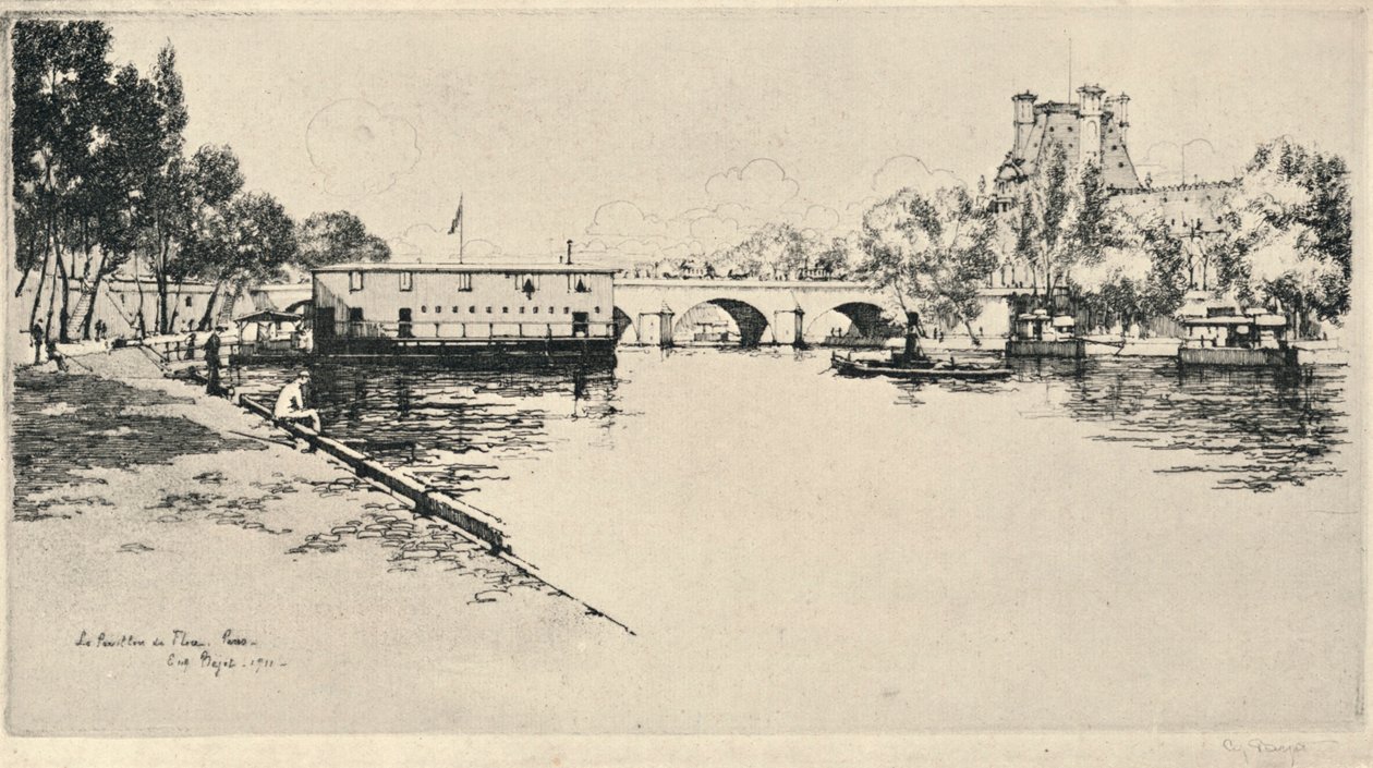 Der Pavillon de Flore, 1915 von Eugene Bejot