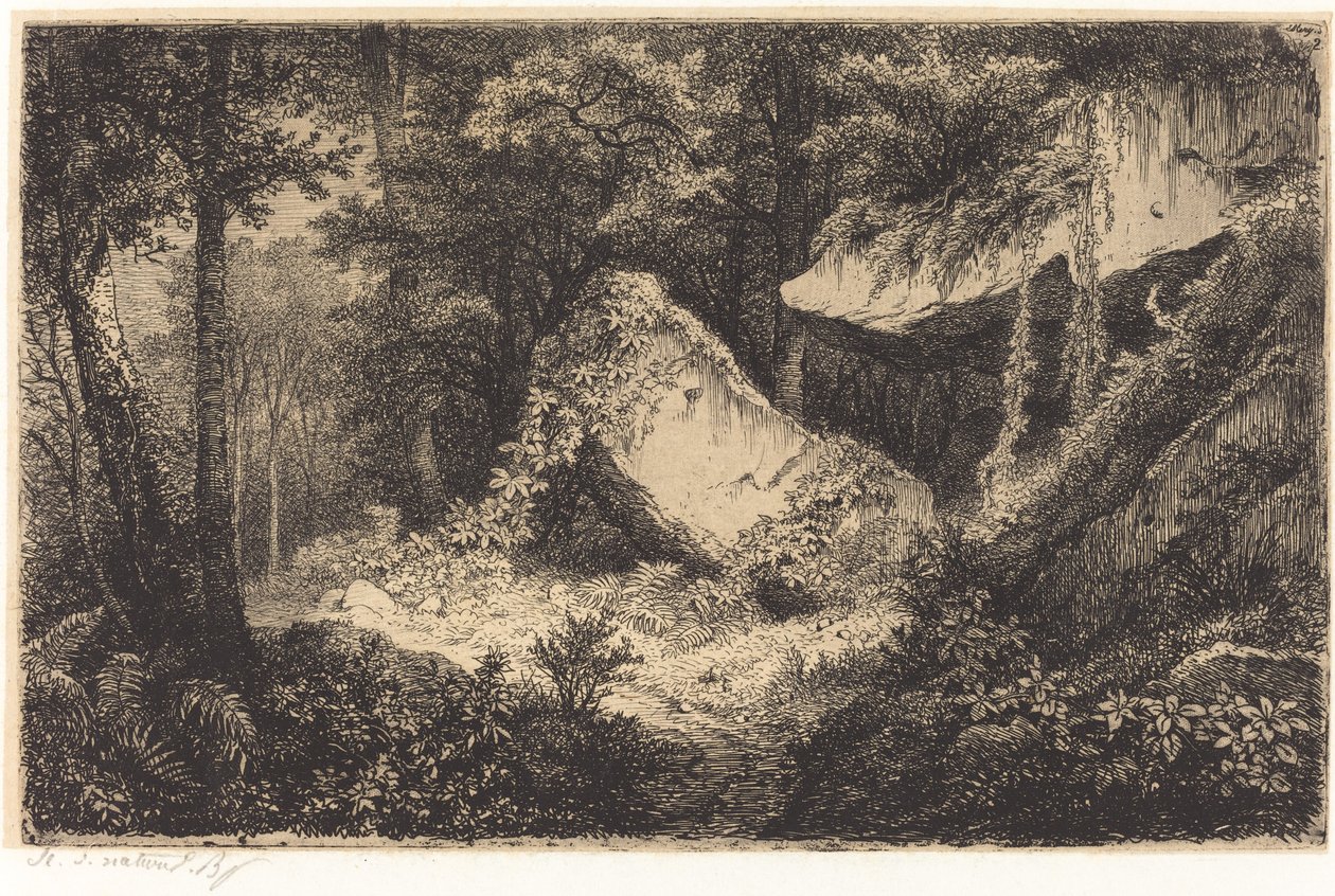 Les roches blanches von Eugene Bléry