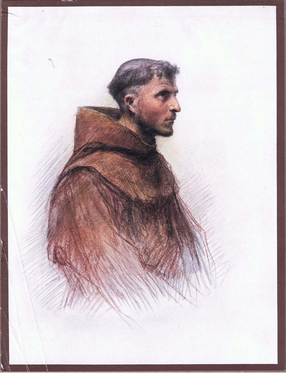 Bruder Masseo von Eugene Burnand