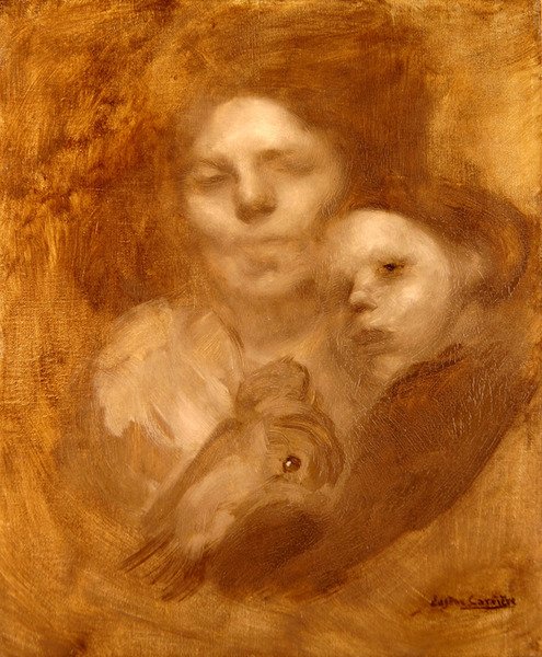 Mutter und Kind von Eugène Carrière