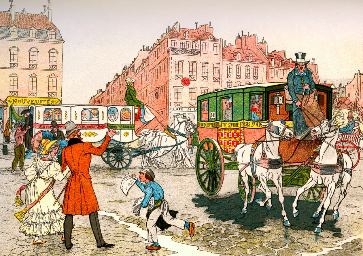 Die ersten Omnibusse in Frankreich von Eugene Courboin