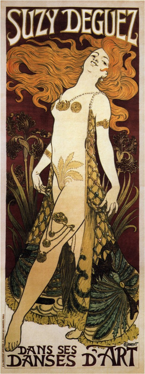 Suzy Deguez, 1905 von Eugene Grasset
