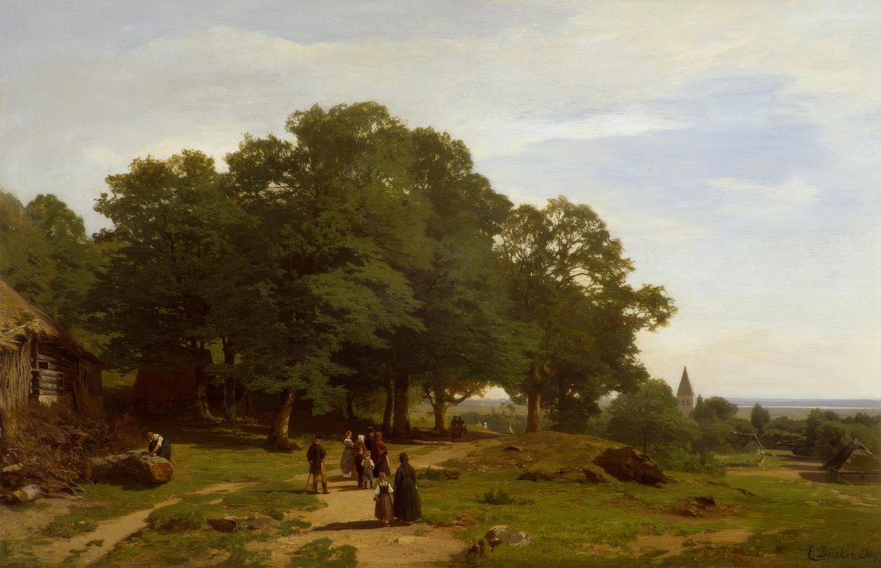 Kirchgang von Eugene Gustav Dücker