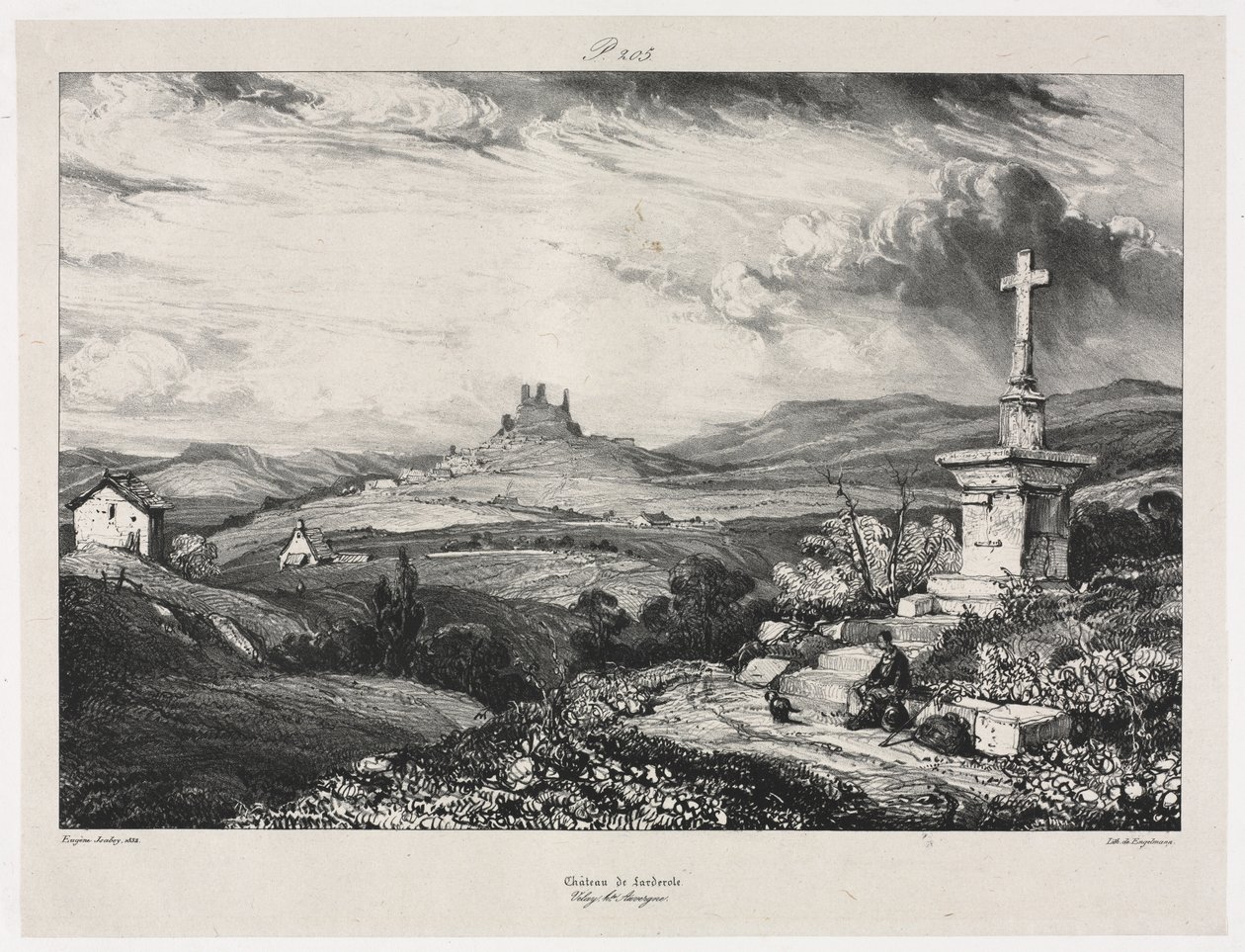 Schloss Larderole von Eugene Isabey