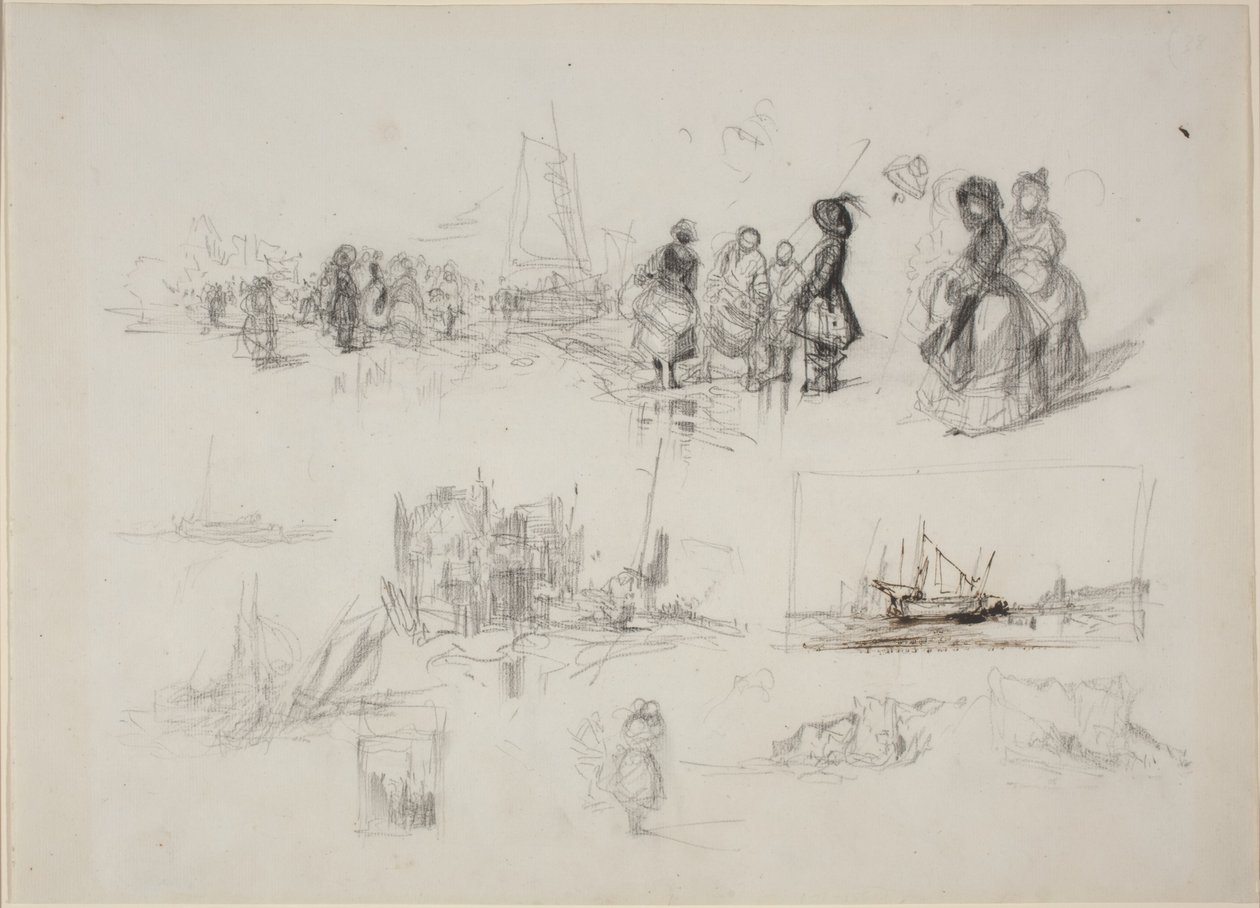 Studien am Meer von Eugene Isabey