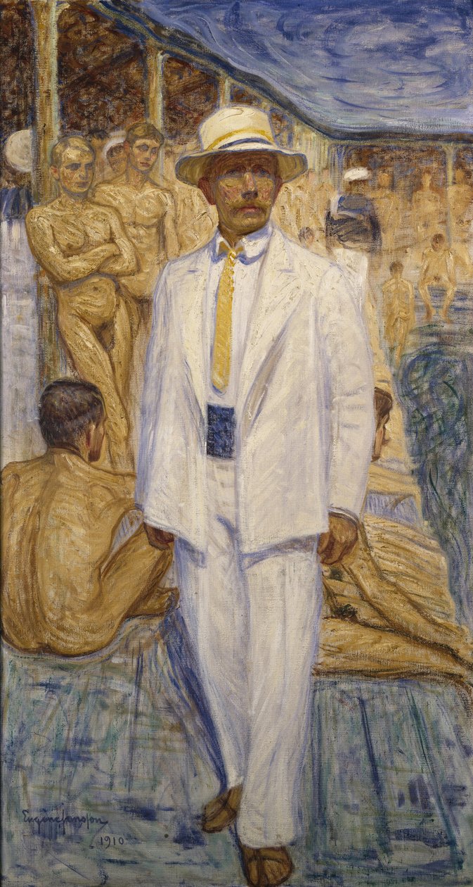 Selbstporträt von Eugène Jansson