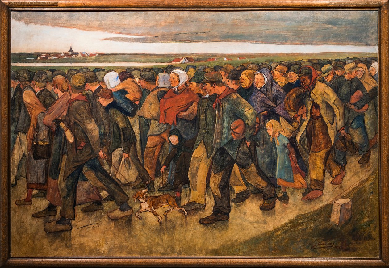 Die Auswanderer, von Eugene Laermans (1864-1940) von Eugene Laermans