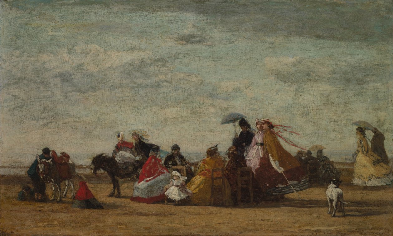 Strandszene, ca. 1865-1867 von Eugene Louis Boudin