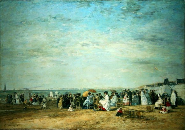 Der Strand von Eugene Louis Boudin