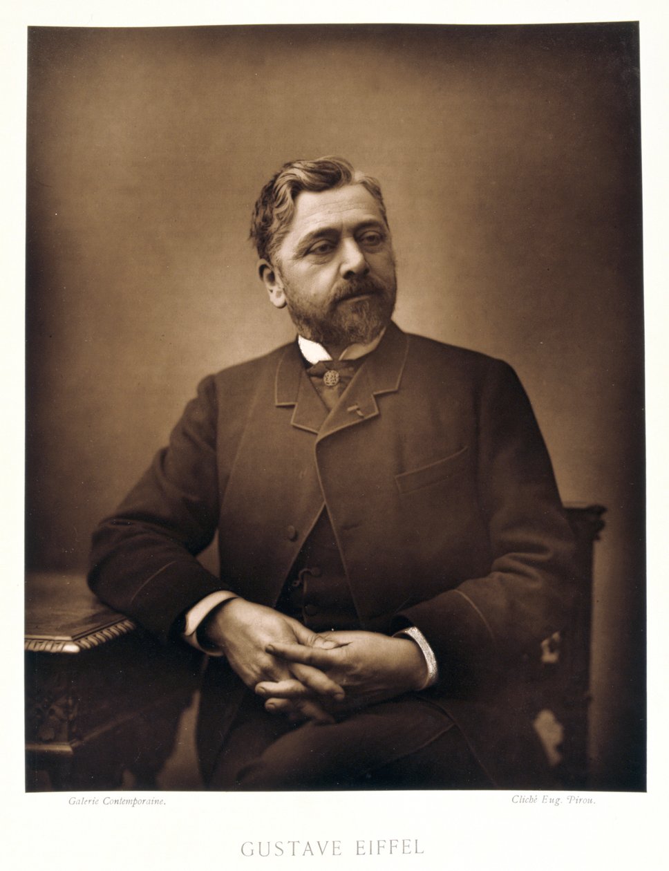 Gustave Eiffel, französischer Ingenieur, 1880 von Eugene Pirou