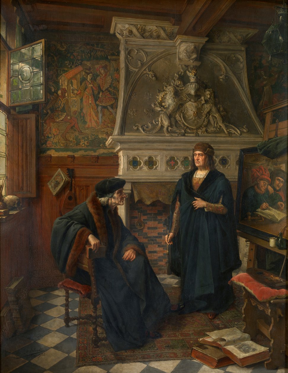 Erasmus und Quentin Matsys von Eugene Siberdt