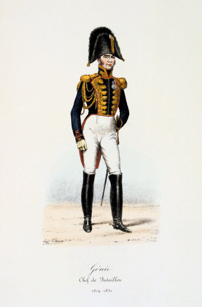Génie, Chef de Bataillon, 1814-30 von Eugene Titeux