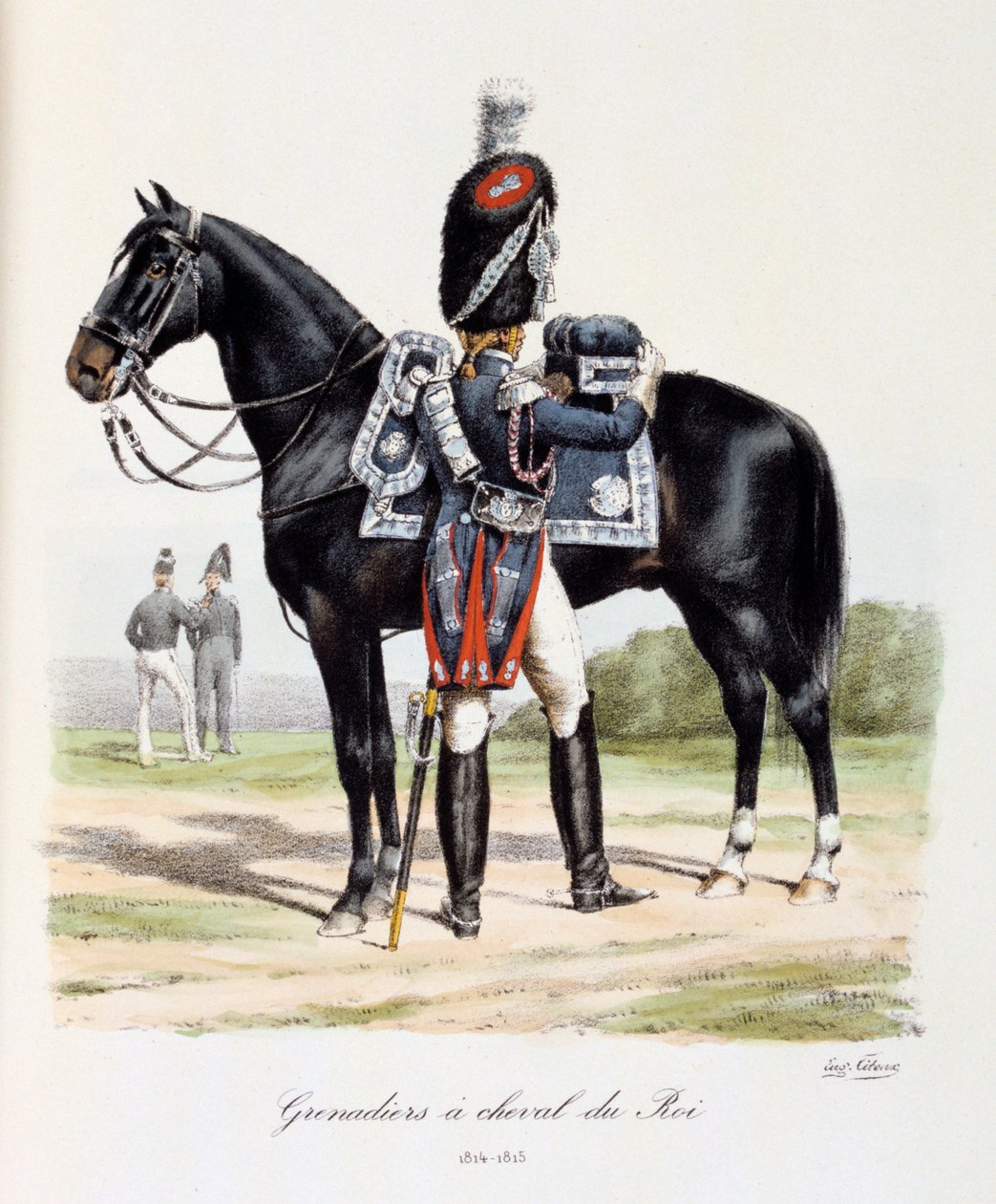 Grenadiers à Cheval du Roi, 1814-15 von Eugene Titeux