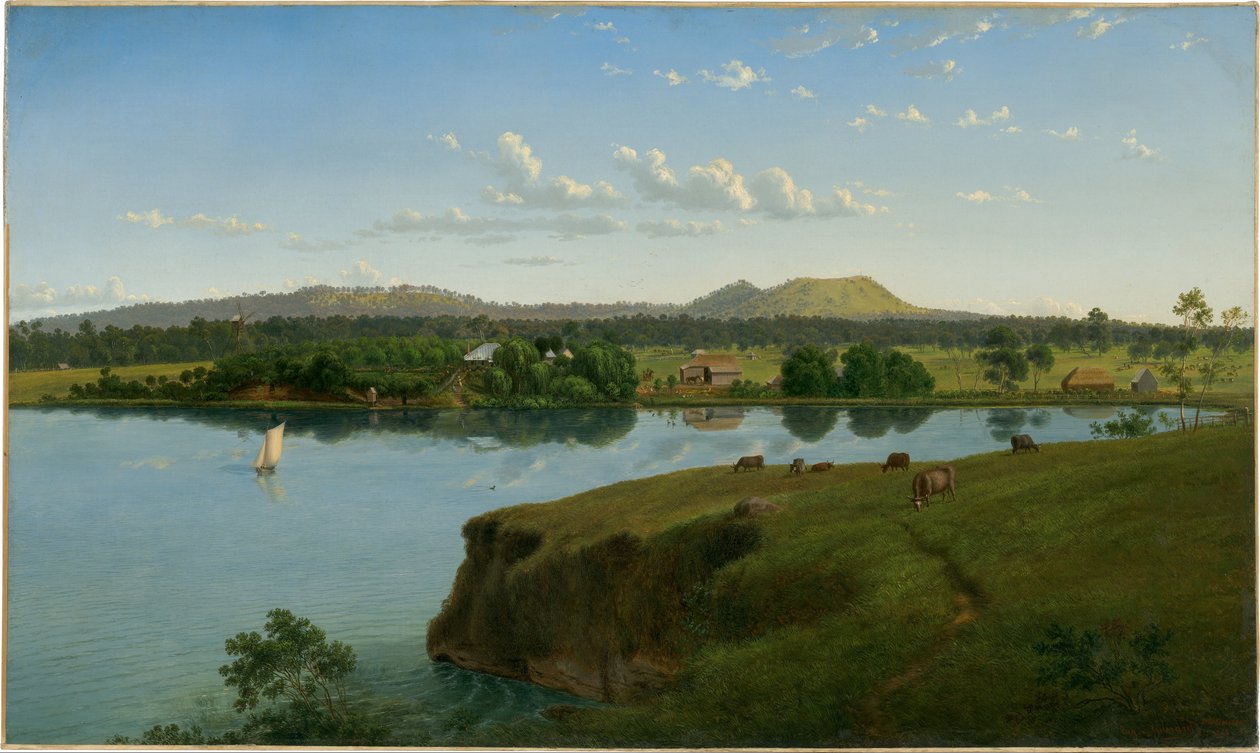 Purrumbete vom anderen Seeufer von Eugene von Guérard