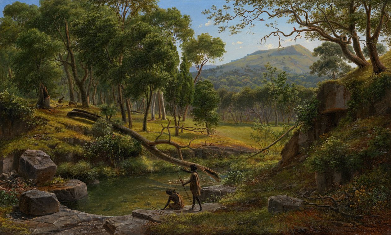Warrenheip Hills in der Nähe von Ballarat von Eugene von Guérard