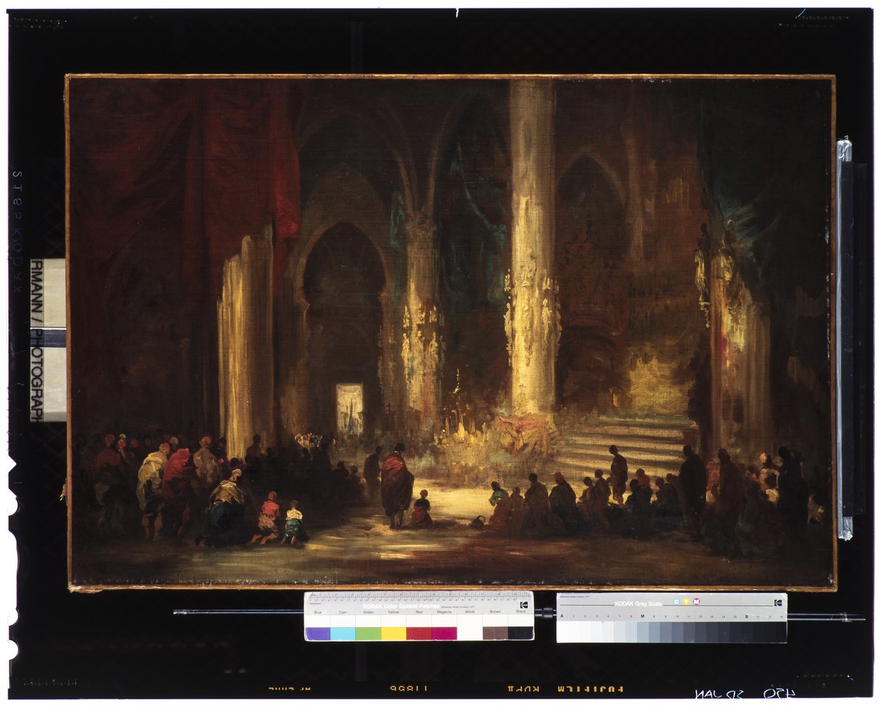 Prozession in einer Kathedrale, ca. 1860 von Eugenio Lucas Velázquez