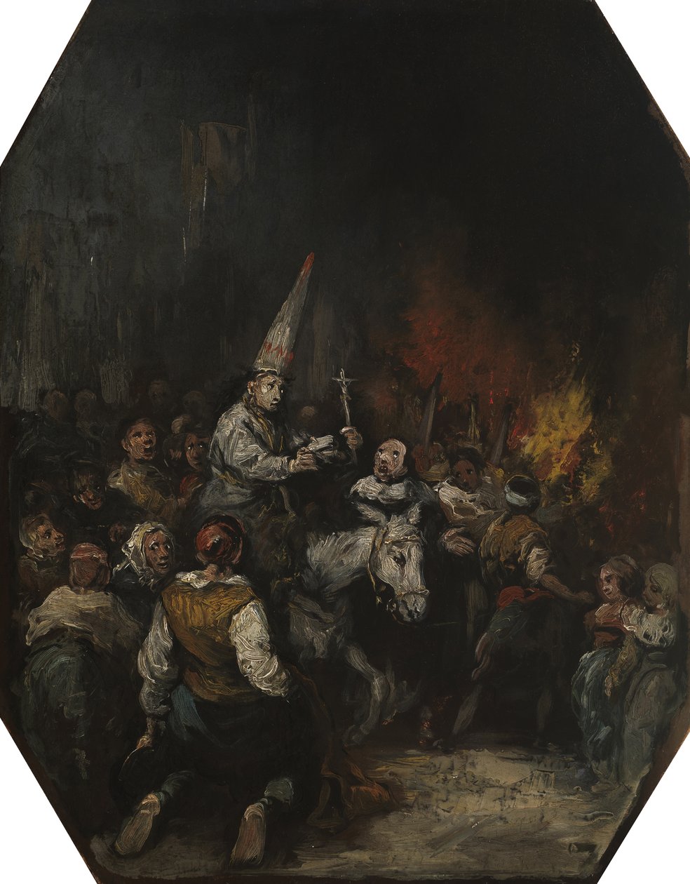 Verurteilt durch die Inquisition, um 1860 von Eugenio Lucas Velázquez