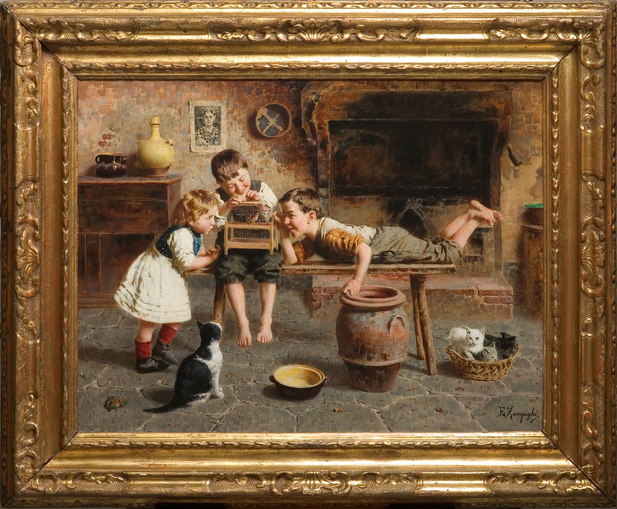 Kinderspiele von Eugenio Zampighi