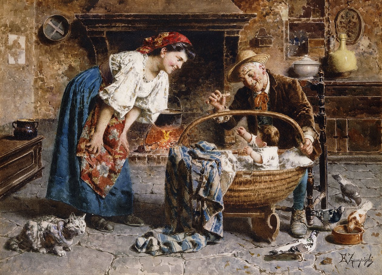 Das Zentrum der Anziehung von Eugenio Zampighi