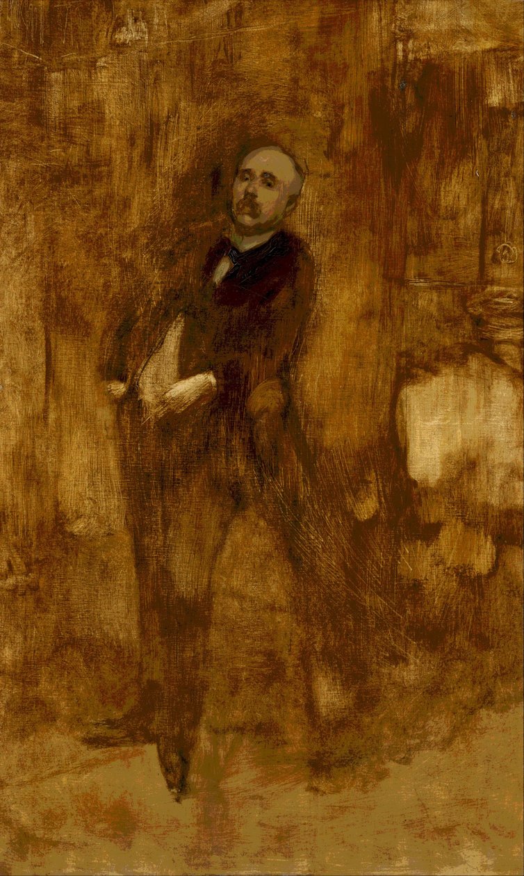 Porträt von Clemenceau von Eugène Carrière