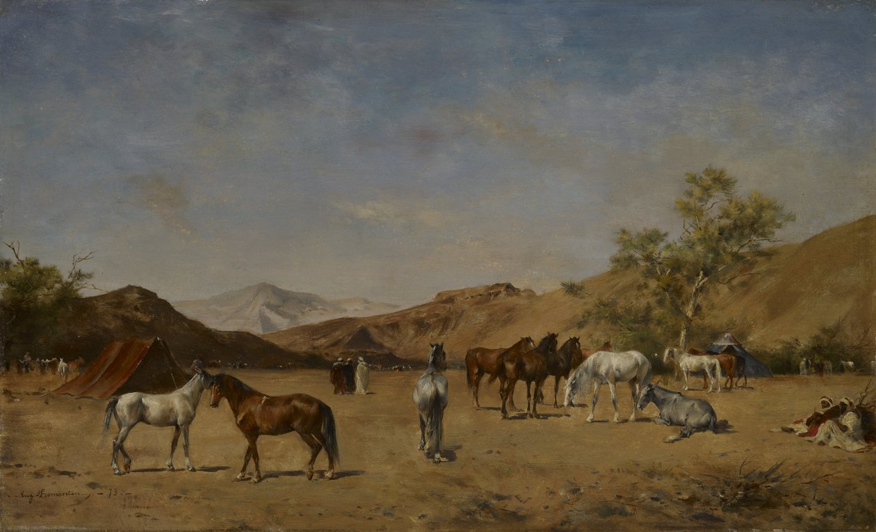 Ein arabisches Lager von Eugène  Fromentin