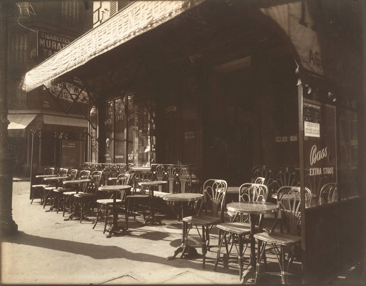 Café, Avenue de la Grande-Armée von Eugène Atget