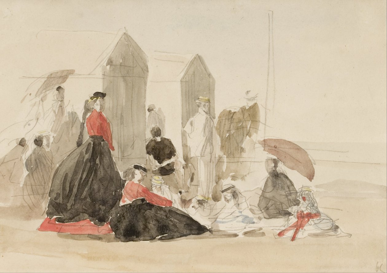 Reifröcke und Kabinen von Eugene Louis Boudin