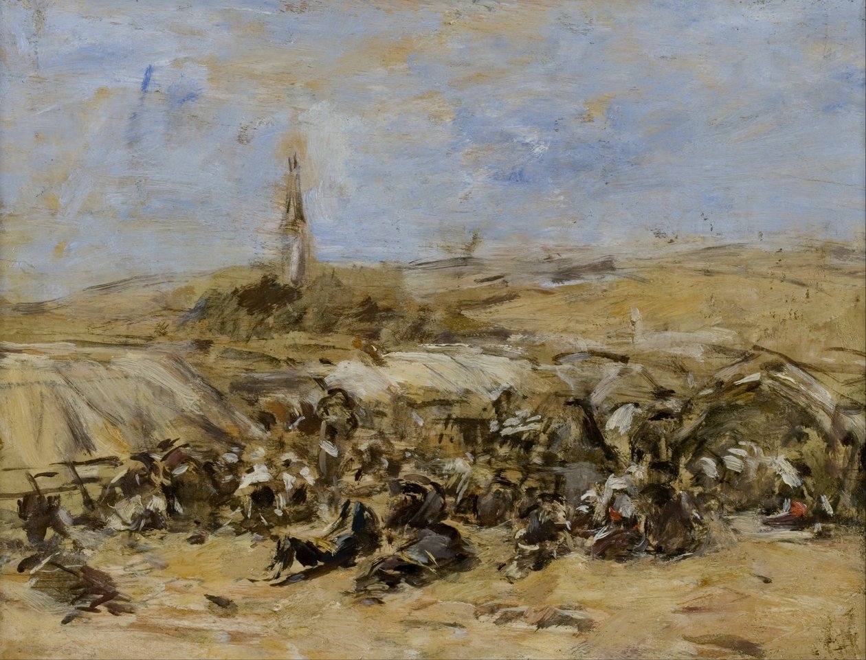 Vergebung von Ste-Anne-La-Palud von Eugene Louis Boudin