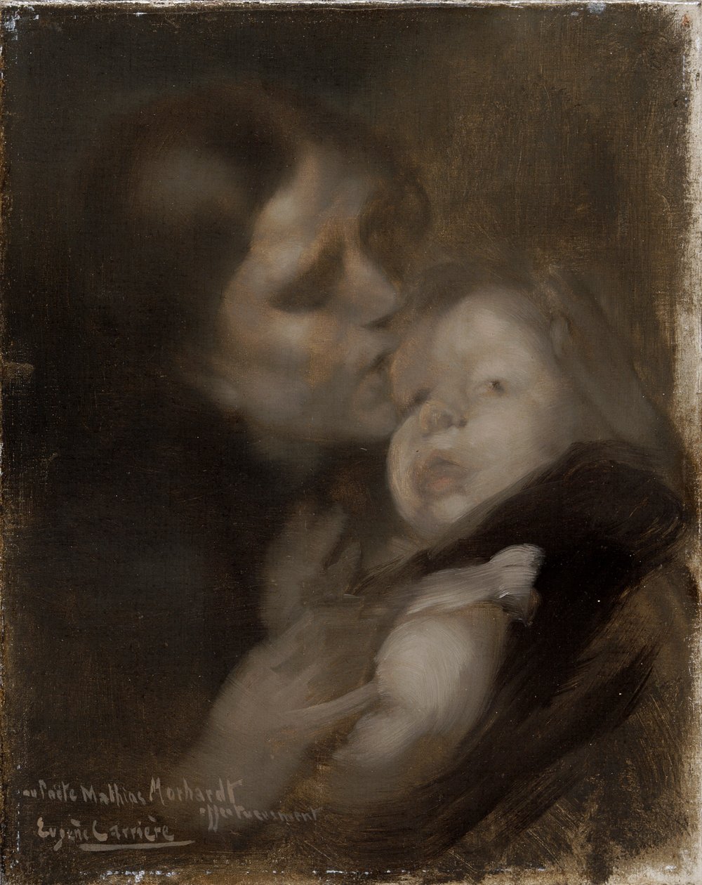Mutter und Kind, um 1890 von Eugène Carrière