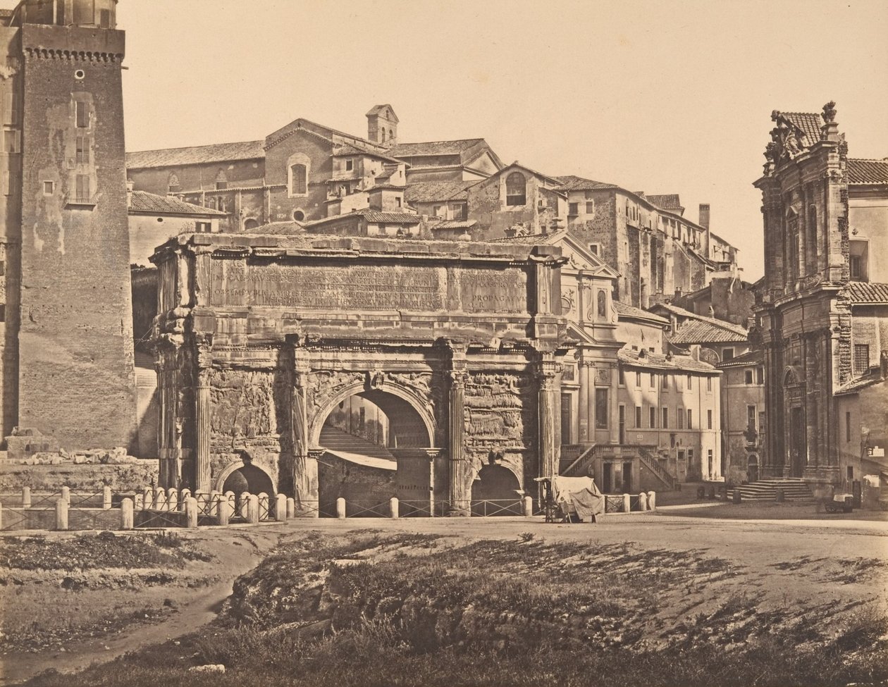 Arco di Settimio Severo, 1848-52 von Eugène Constant