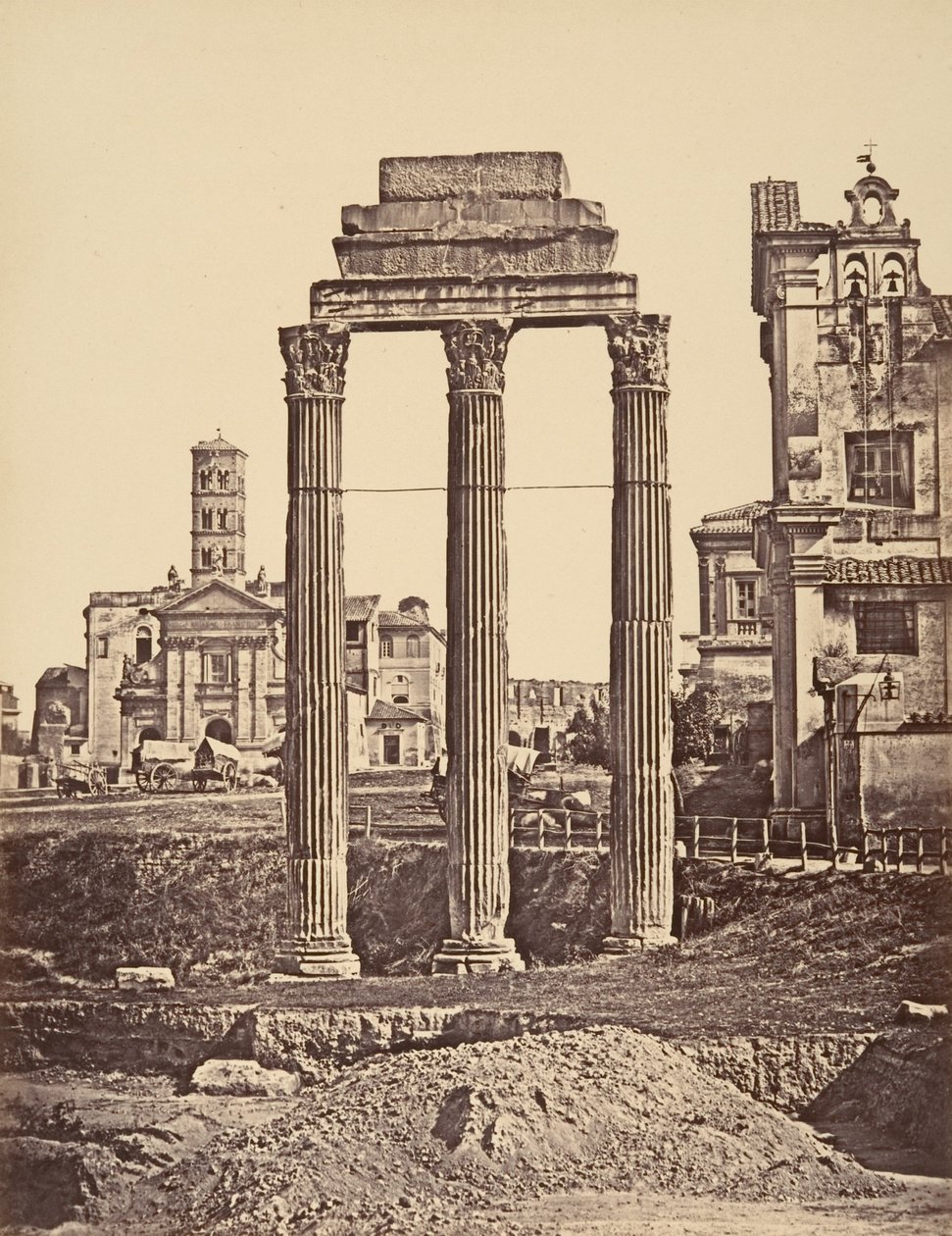 Ruinen des Forums, 1848-52 von Eugène Constant