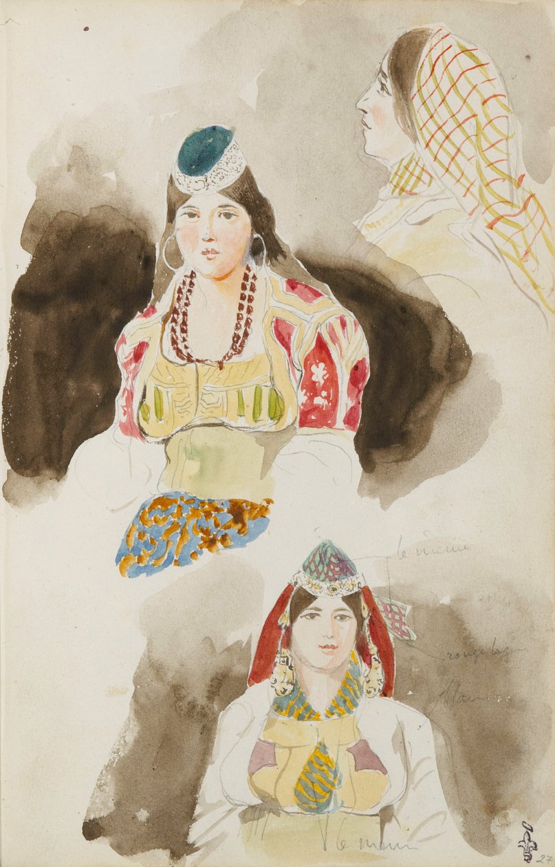 Reisealbum nach Marokko von Eugène Delacroix
