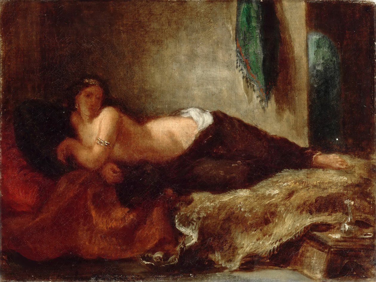 Eine Odaliske, ca. 1849 von Eugène Delacroix