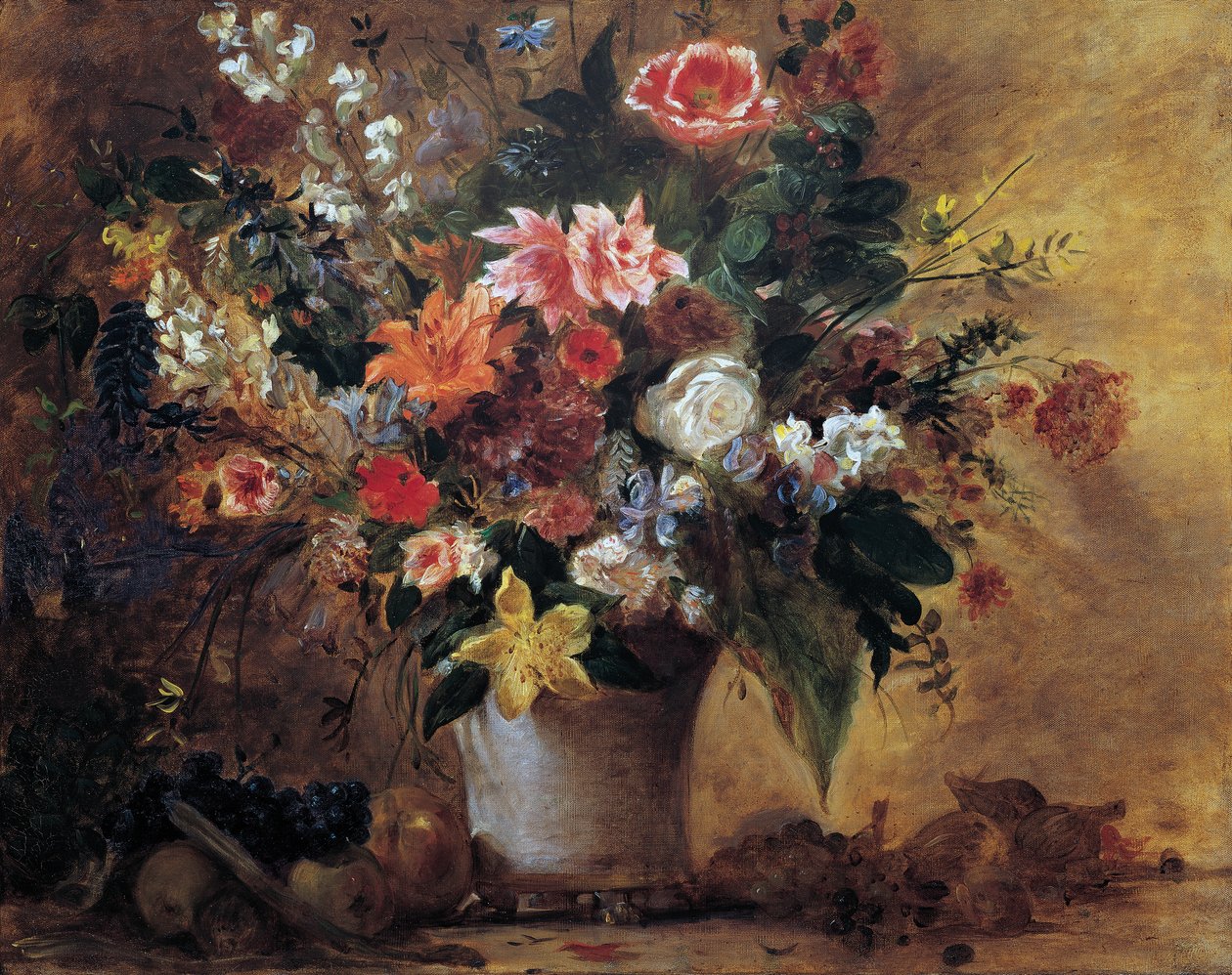 Blumenstillleben von Eugène Delacroix