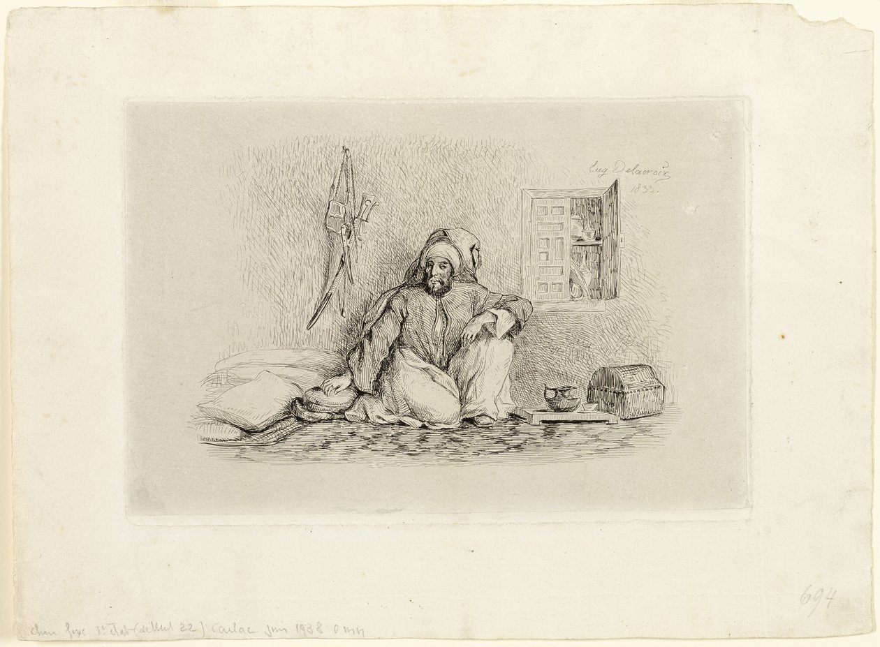 Häuptling Mohammed-Ben-Abou von Eugène Delacroix