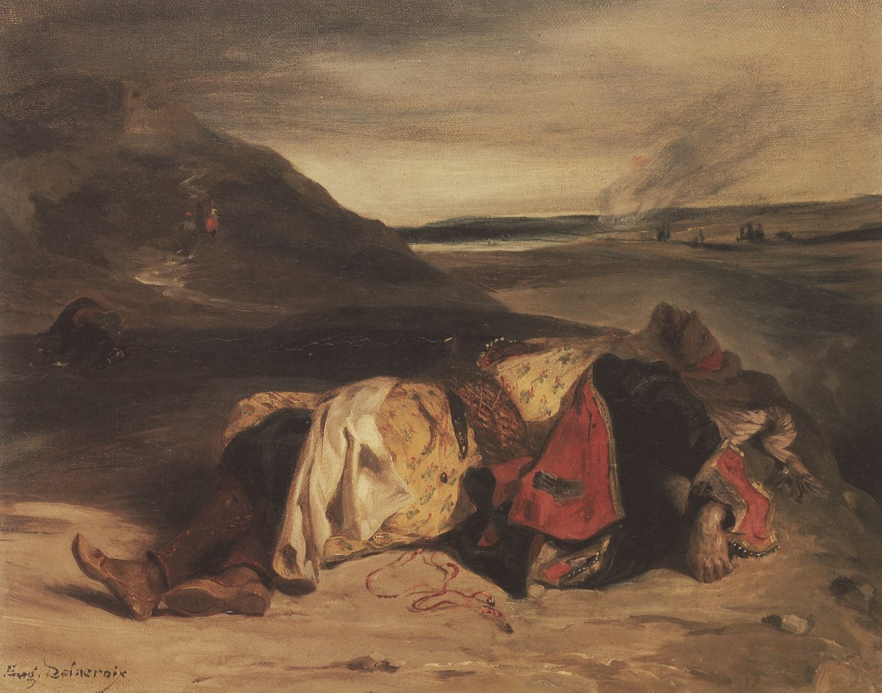 Der Tod von Hassan von Eugène Delacroix