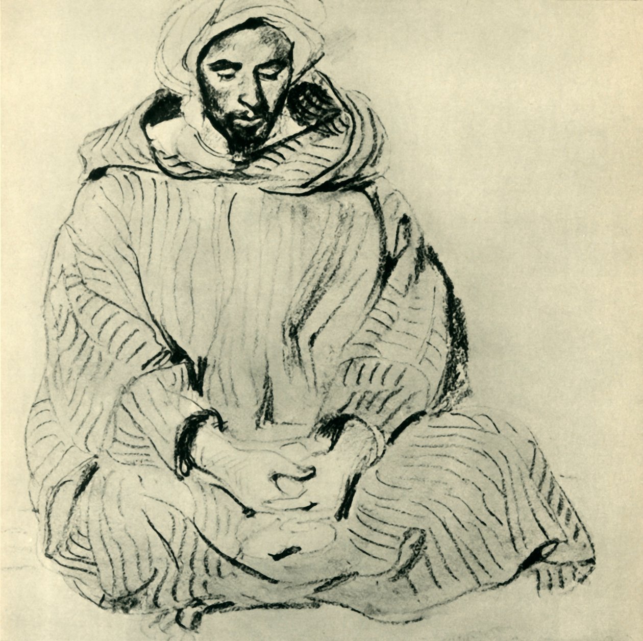 Betender Araber, 1832, 1943 von Ferdinand Victor Eugene Delacroix