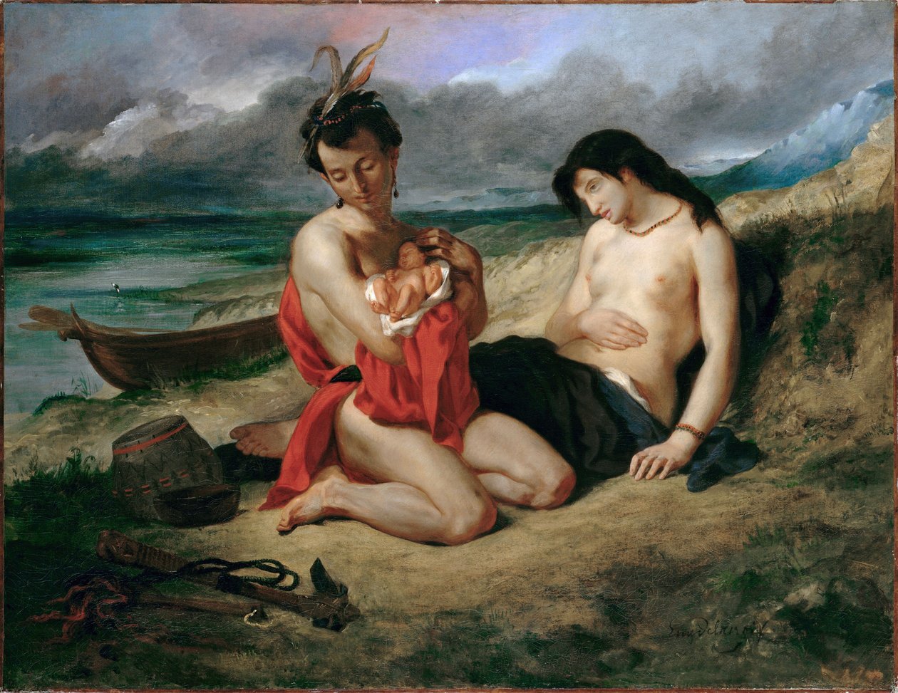 Die Natchez von Eugène Delacroix