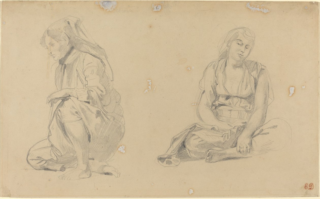 Frauen von Algier von Eugène Delacroix