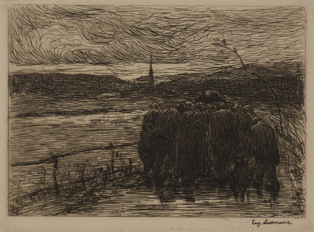 Begräbnis des Bauern von Eugene Laermans