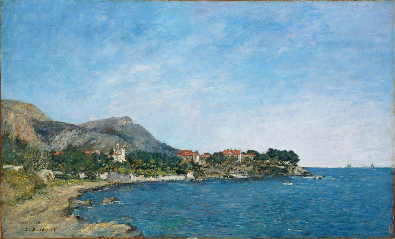 Beaulieu: Die Bucht von Fourmis von Eugene Louis Boudin