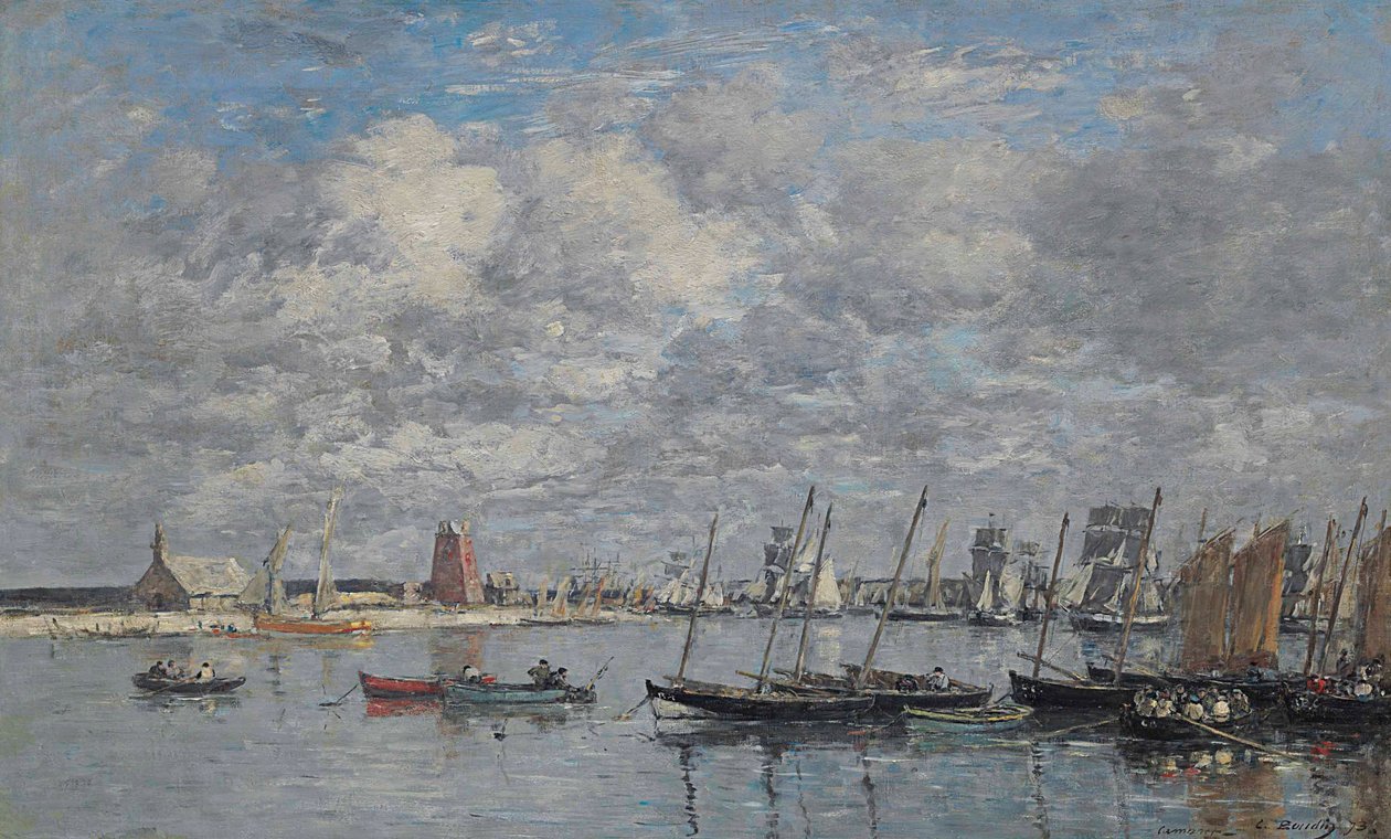 Camaret, der Hafen von Eugene Louis Boudin