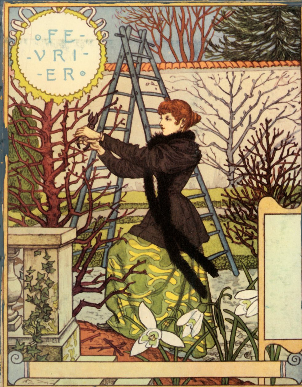Februar, 1896 von Eugene Grasset
