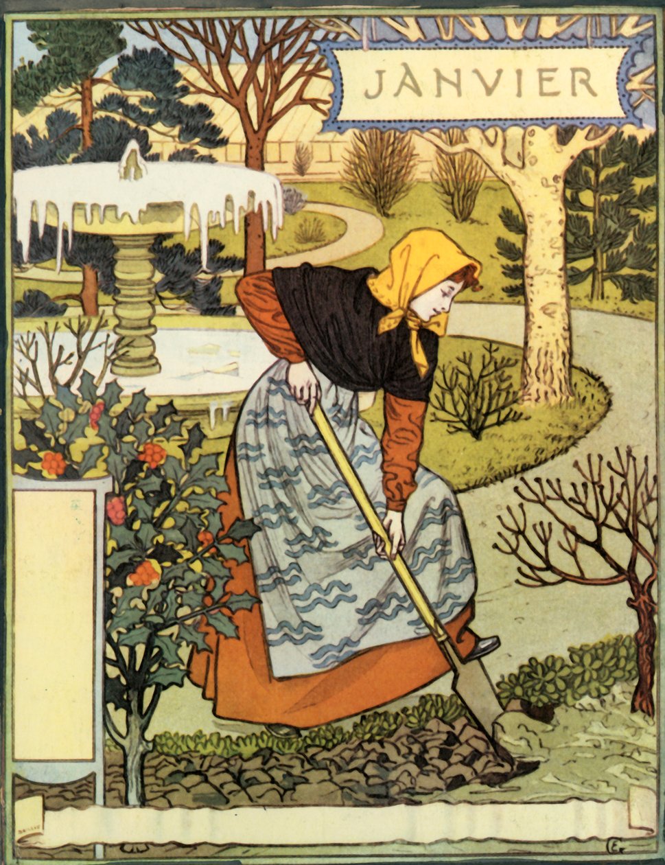 Januar, 1896 von Eugene Grasset