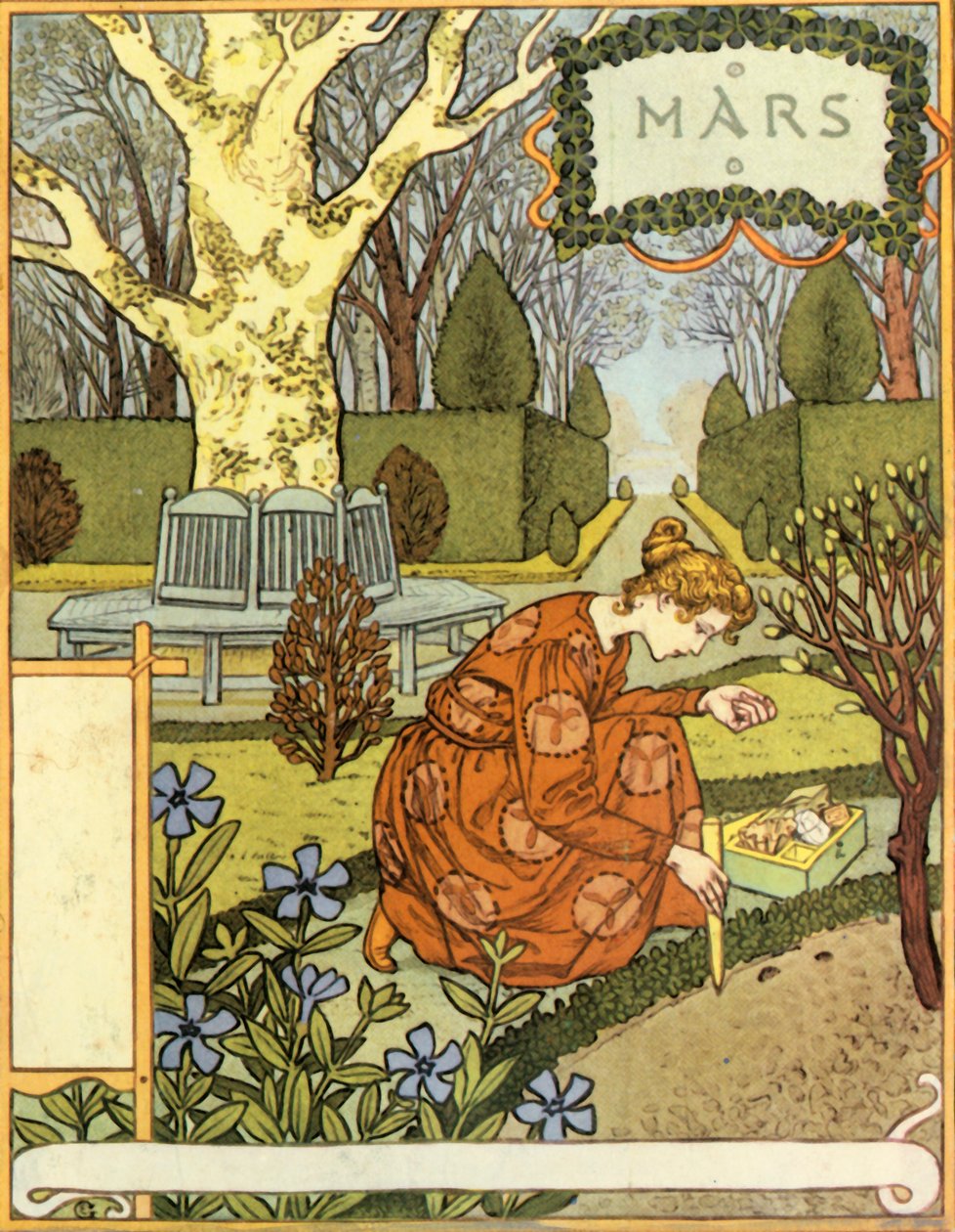 Mars, 1896 von Eugene Grasset