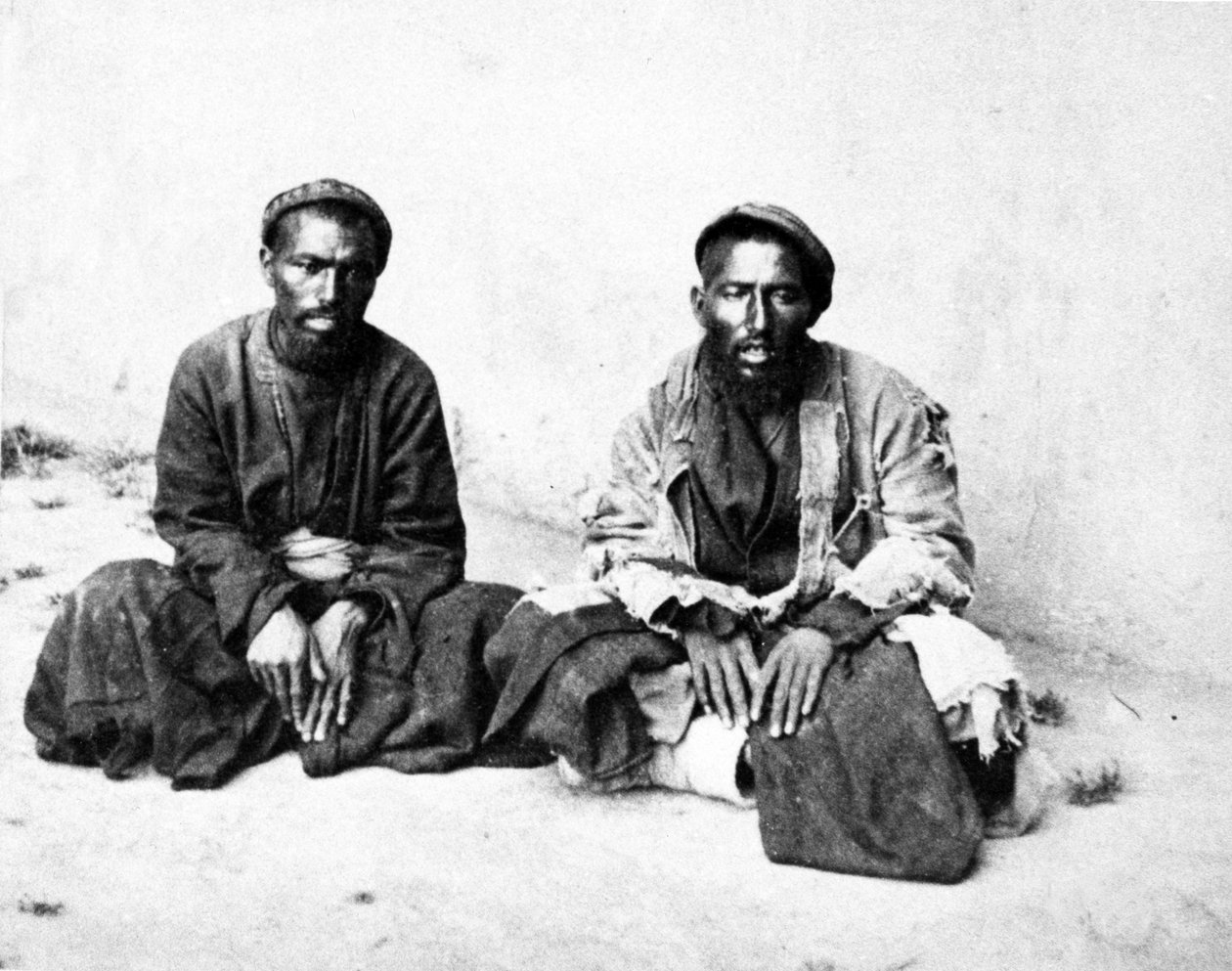 Ladakhis, um 1860er von European Photographer