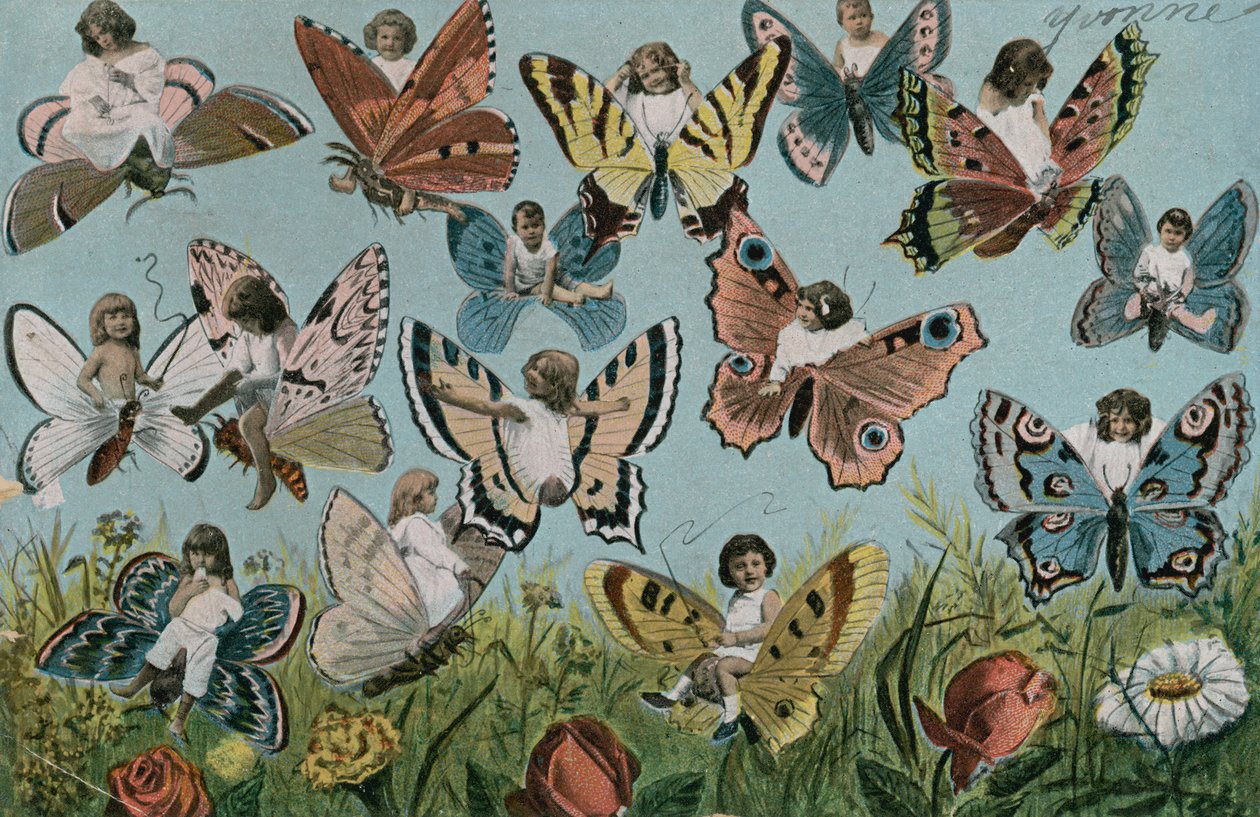 Kinder als Schmetterlinge von European School