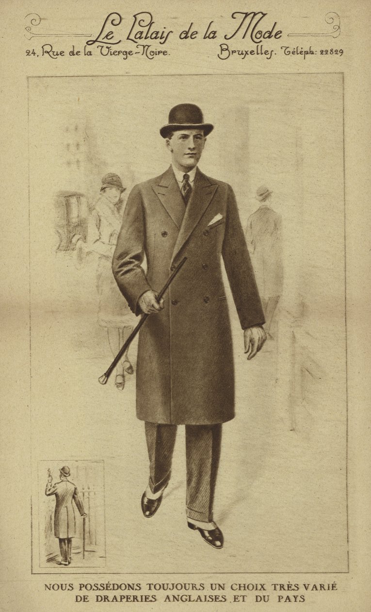 Männermode um 1930 von European School