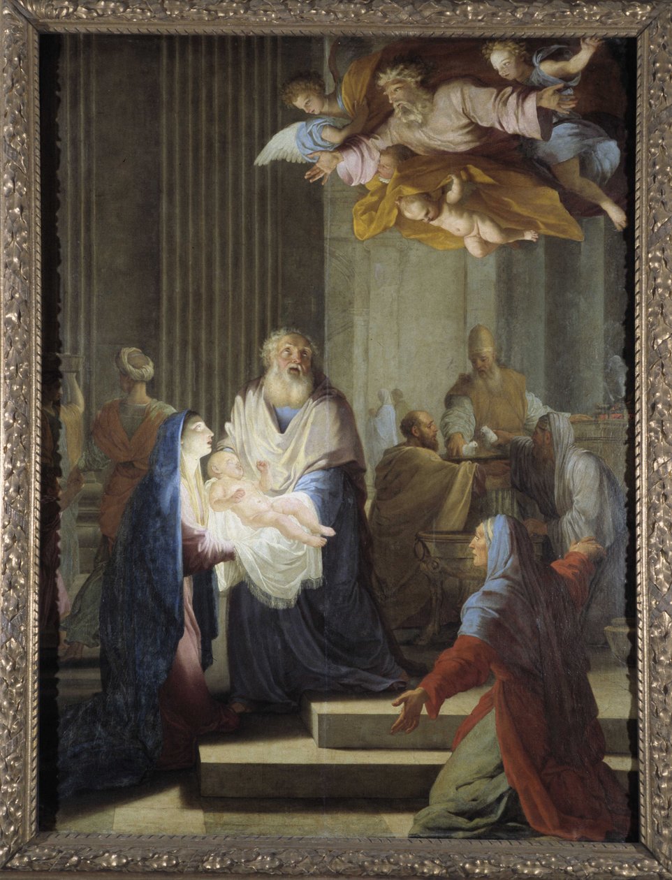 Die Darstellung im Tempel von Eustache Le Sueur