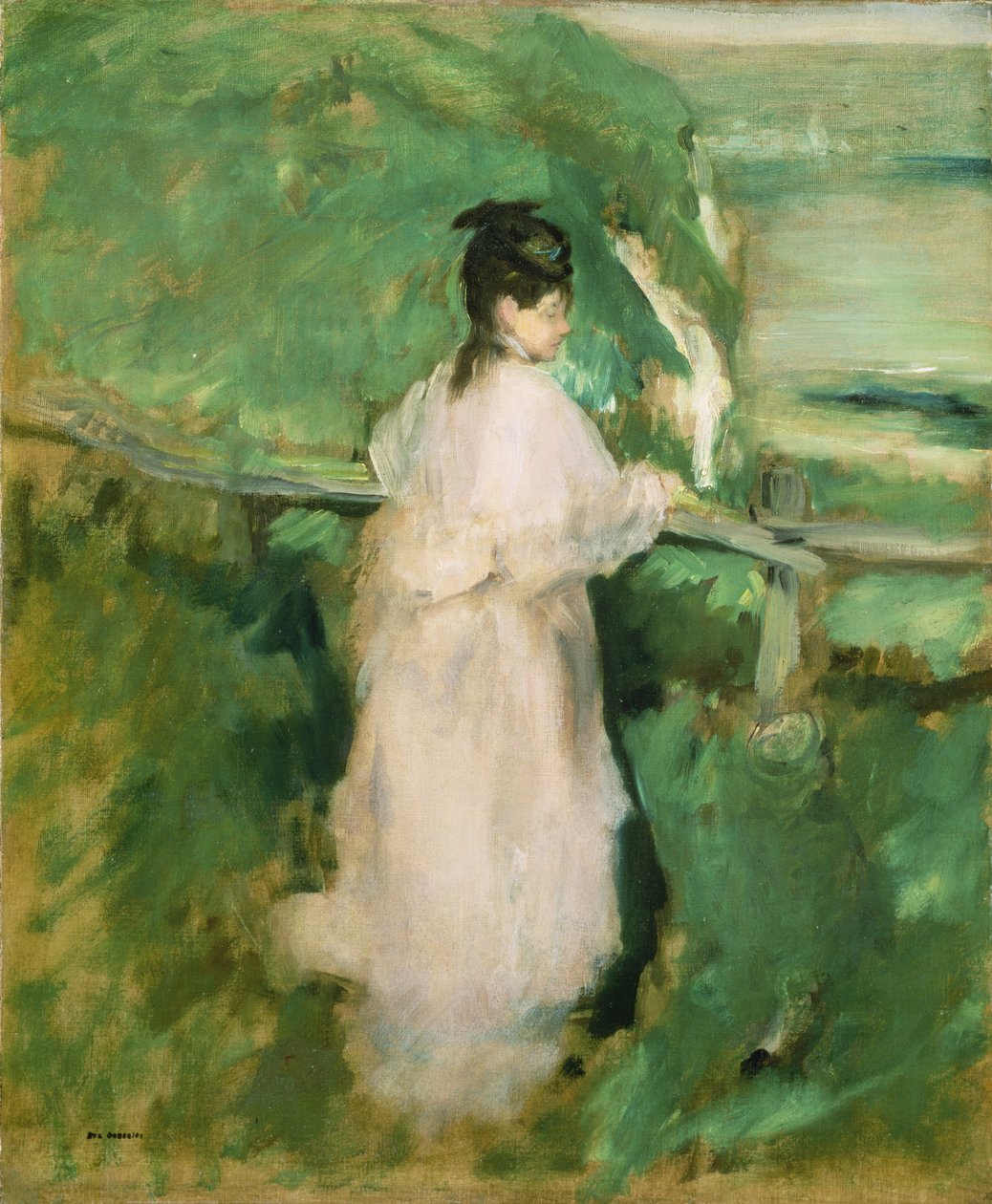 Die Frau auf der Klippe von Eva Gonzalès
